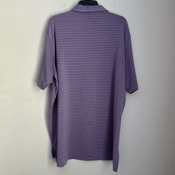 Peter Millar Summer Comfort Performance Polo Shirts Striped Set of 2 XL Flawed - Picture 8 of 11
